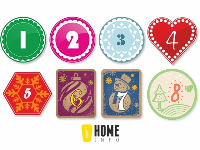 Hétféle ingyen matrica adventi naptárhoz Hétféle ingyen matrica adventi naptárhoz