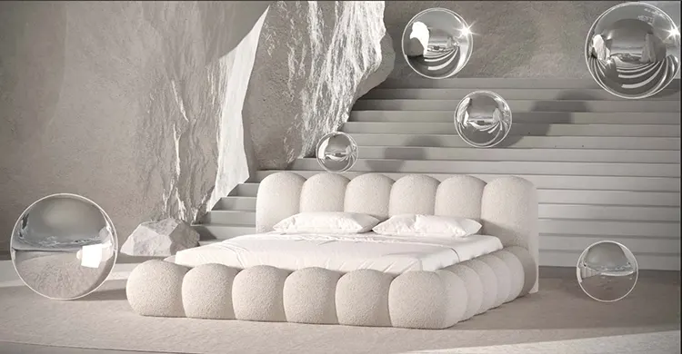 Lágy ívek és kényelem a hálószobában