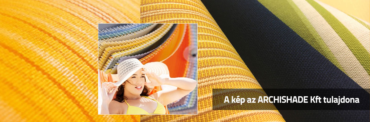 A napellenző textil lehetőleg 80-as uv-&aacute;ll&oacute;s&aacute;g&uacute; legyen