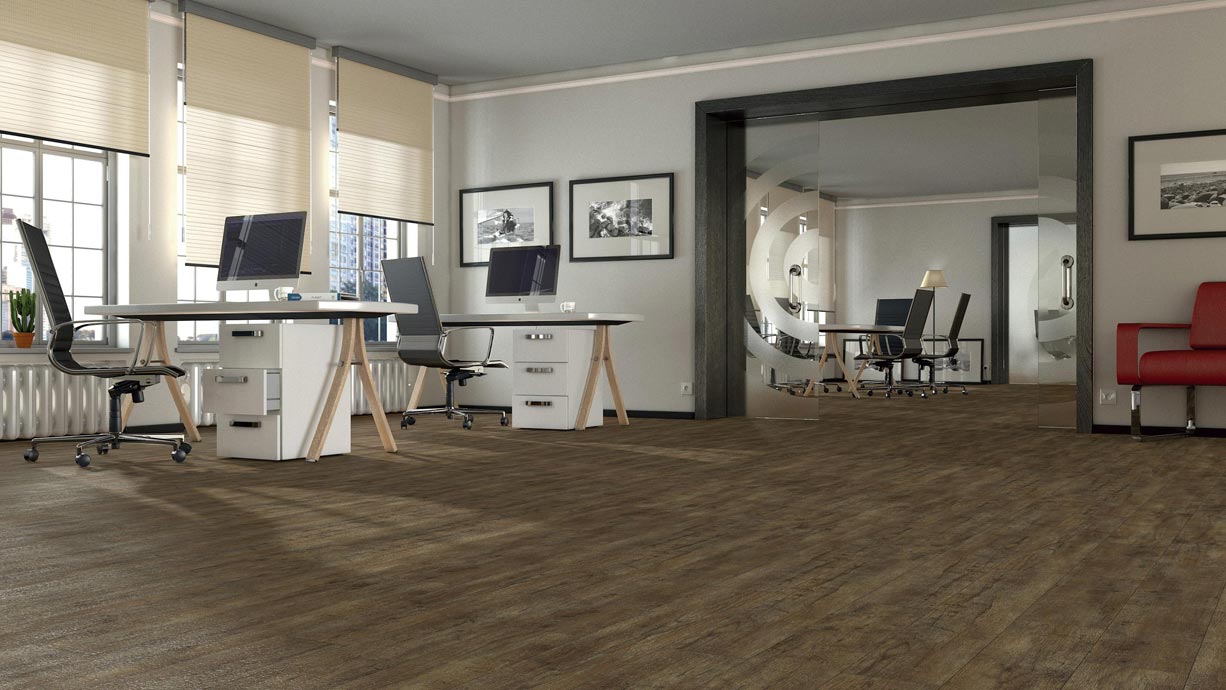 Graboplast vinyl padl&oacute; az irod&aacute;ban