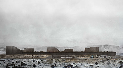 Vulkánmúzeum Izlandon – tervezők: Györgyi Csenge és Iszak Bálint