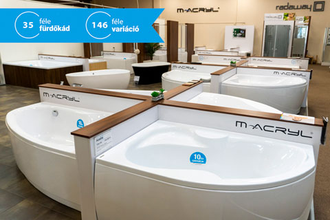 M-Acryl fürdőkád