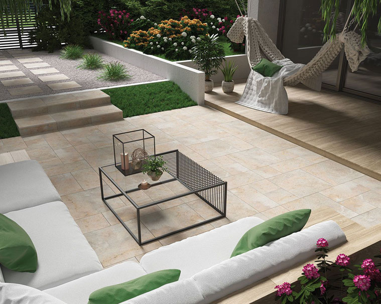 Greslap burkolat teraszra