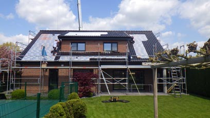 Régi tető felújítása Isotec hőszigetelő panellel