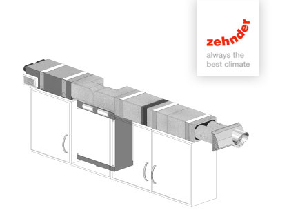 Zehnder hővisszanyerő szellőztető rendszer