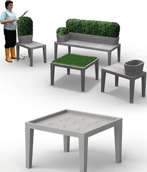 Személyre szabható kerti bútor