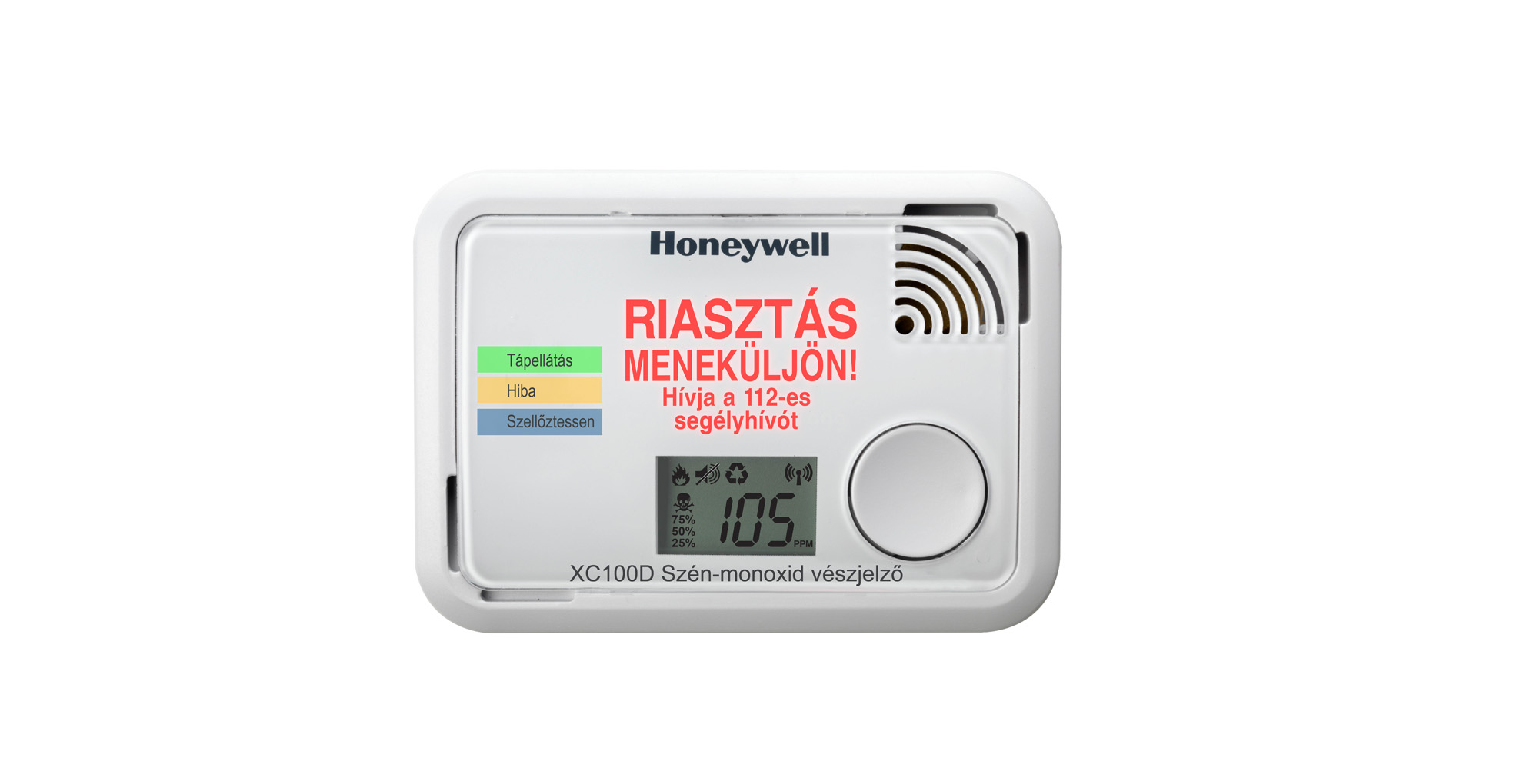 Honeywell CO riaszt&oacute;