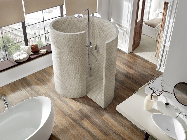 Innovatív ötletek a fürdőszoba felújításához helyére került az építőlemez