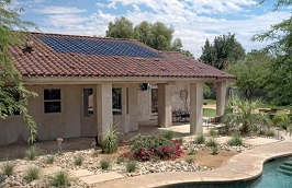 napelem tetőcserépbe integrálva