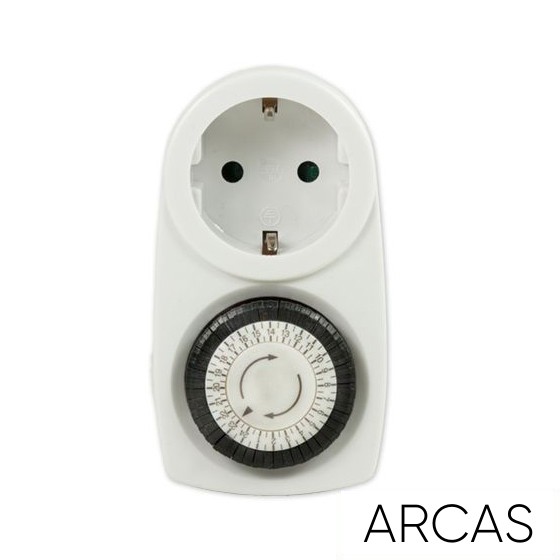 ARCAS hálózati adapter időzítővel 230V Max.3680W