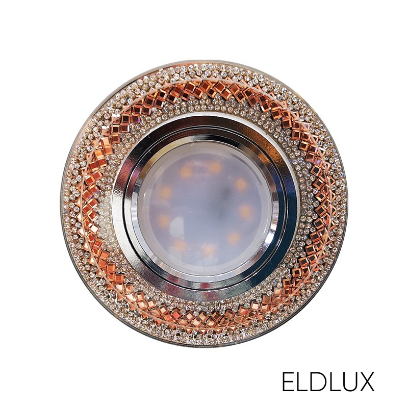 ANUBIS süllyesztett lámpatest LED 3W CW + GU10 króm