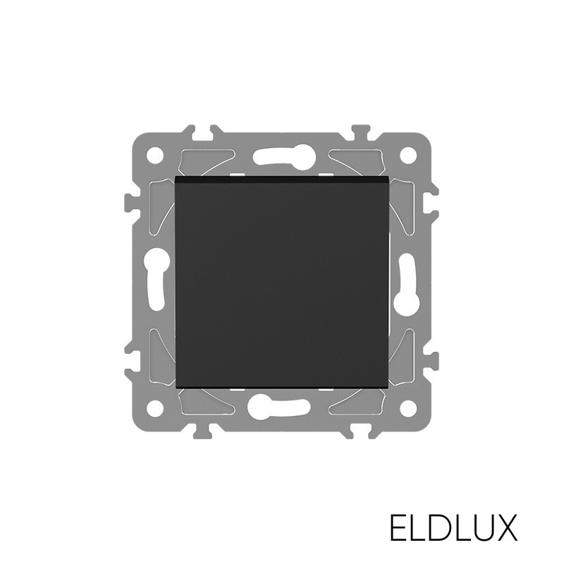 ELDGROUND kereszt váltókapcsoló (107) fekete