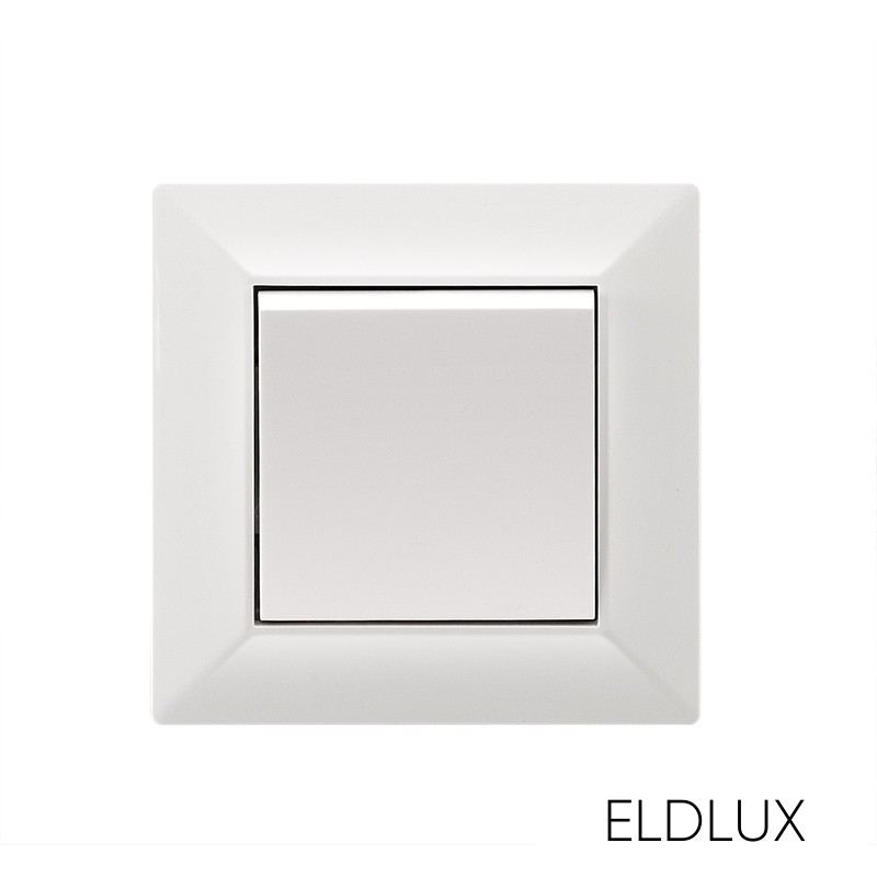 ELDGROUND váltókapcsoló (106) fehér rugós