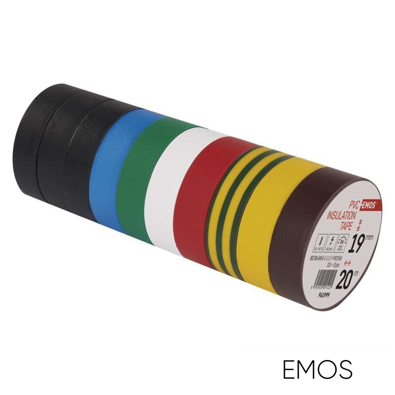 EMOS SZALAG PVC 15/10 MIX