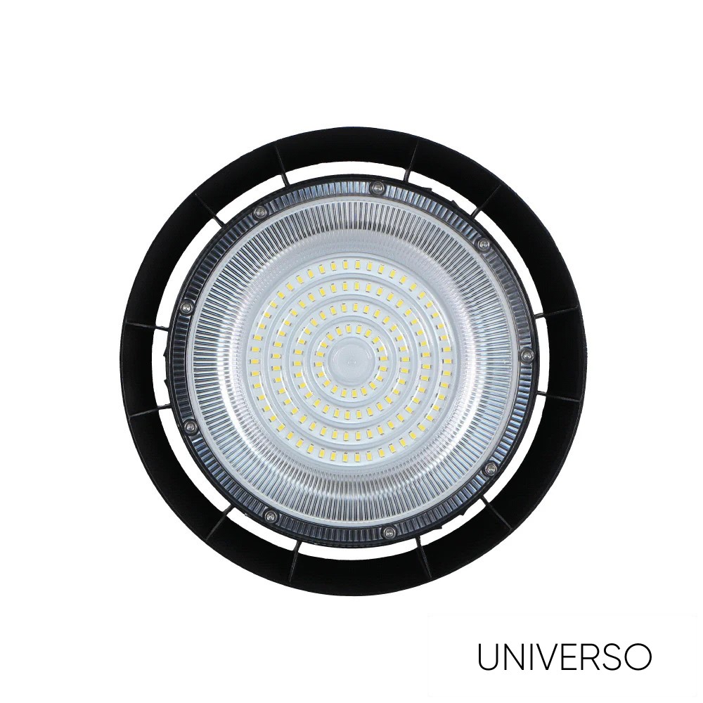 UNIVERSO Csarnok világítás 100w 9000lm 4000k D270x91mm IP65 fekete