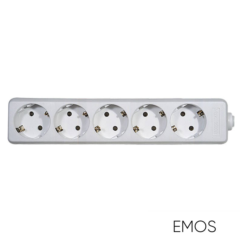 EMOS elosztó (hosszabbító) vezeték nélkül 5 aljzat
