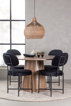 deLOHN Stella Kör alakú étkezőgarnitúra