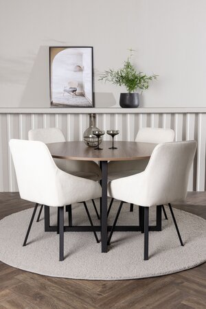 deLOHN Rosie Kör alakú étkezőgarnitúra