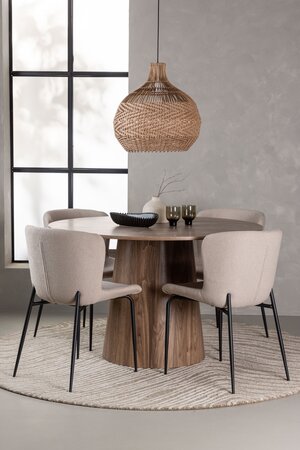 deLOHN Modesto Kör alakú étkezőgarnitúra