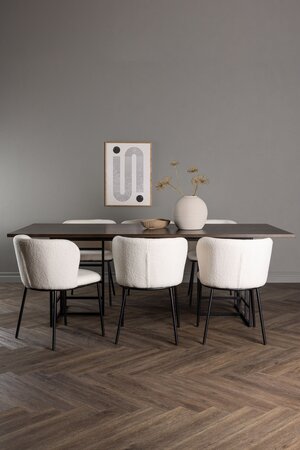 deLOHN Edina Téglalap alakú étkezőgarnitúra