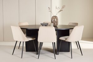 deLOHN Strada, Night Ovális étkezőgarnitúra