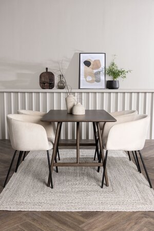 deLOHN Berit Téglalap alakú étkezőgarnitúra