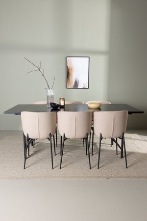 deLOHN Modesto Téglalap alakú étkezőgarnitúra