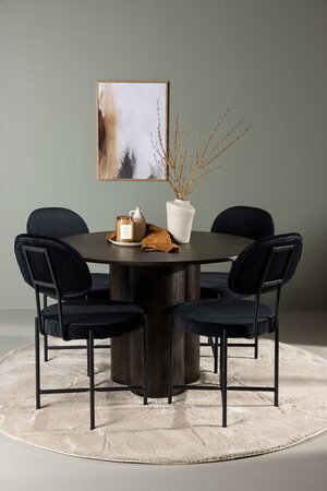 deLOHN Stella Kör alakú étkezőgarnitúra