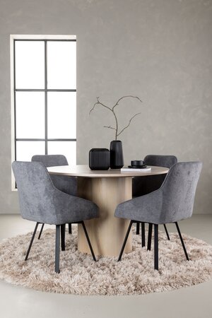 deLOHN Rosie Kör alakú étkezőgarnitúra