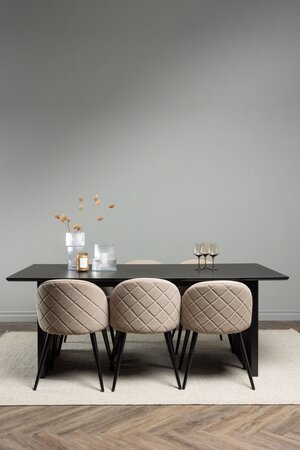 deLOHN Vail, Velvet Téglalap alakú étkezőgarnitúra