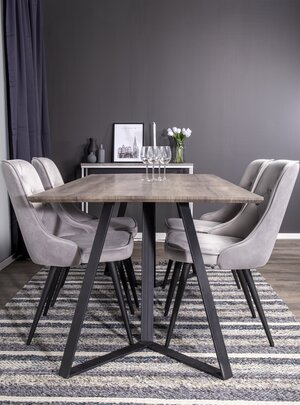 deLOHN Marina, Velvet Deluxe Téglalap alakú étkezőgarnitúra