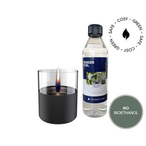 Lilly 10 Black + Tenderfuel mécses és kandalló üzemanyag