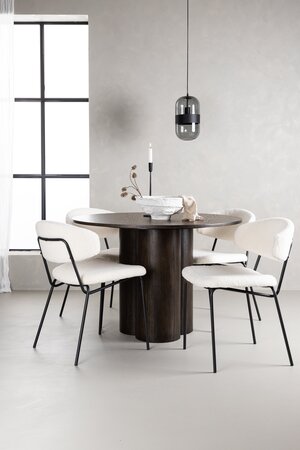 deLOHN Olivia, Chico Kör alakú étkezőgarnitúra