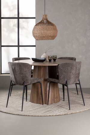 deLOHN Modesto Kör alakú étkezőgarnitúra