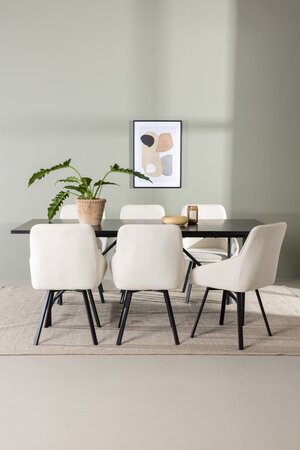 deLOHN Rosie Téglalap alakú étkezőgarnitúra