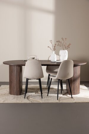 deLOHN Härön, Polar Ovális étkezőgarnitúra