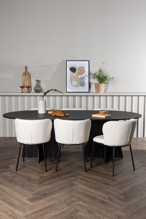 deLOHN Edina Ovális étkezőgarnitúra