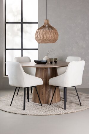 deLOHN Rosie Kör alakú étkezőgarnitúra