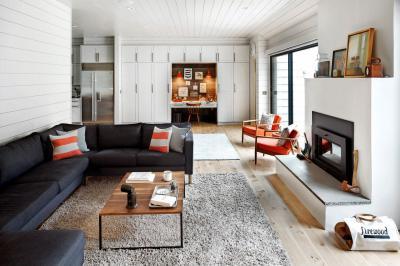 Hangulatos nappali - nappali ötlet, modern stílusban