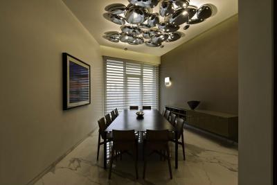 Hangulatos étkező - belső továbbiak ötlet, modern stílusban