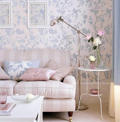 Pasztell árnyalatok - nappali ötlet, modern stílusban