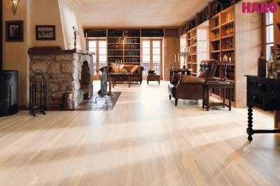 Haro parketta - nappali ötlet, rusztikus stílusban