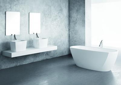 Marmorin fürdőszoba - fürdő / WC ötlet, minimál stílusban