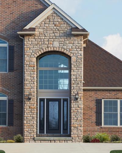 Bejáratok3 - homlokzat ötlet, mediterrán stílusban