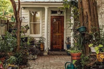 Nyaraló bejárata - bejárat ötlet, rusztikus stílusban