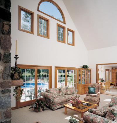 Hatalmas belmagasság - nappali ötlet, klasszikus stílusban