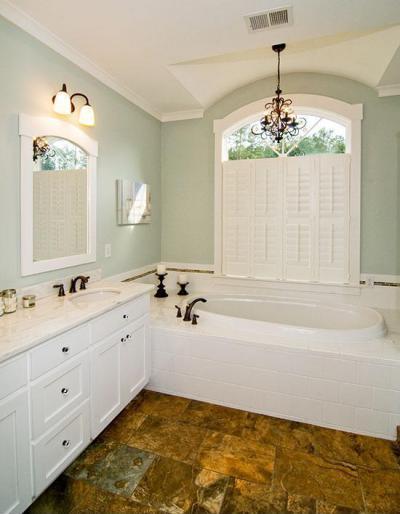 Gyönyörű márványpadló - fürdő / WC ötlet, klasszikus stílusban