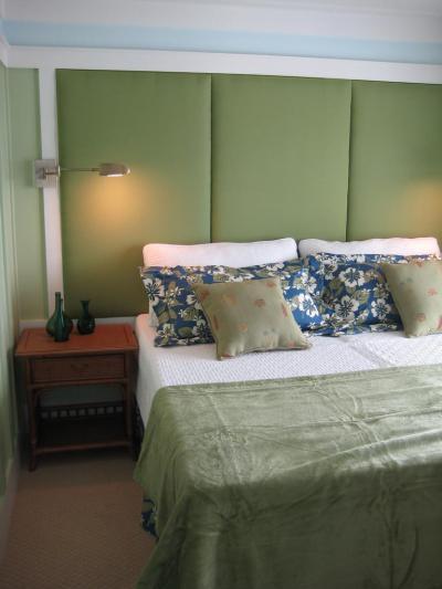 Zöld párnás fal - háló ötlet