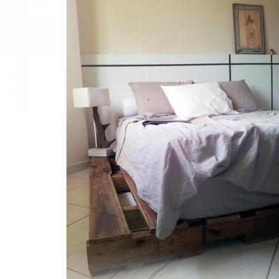 Raklapbútor1 - háló ötlet, rusztikus stílusban