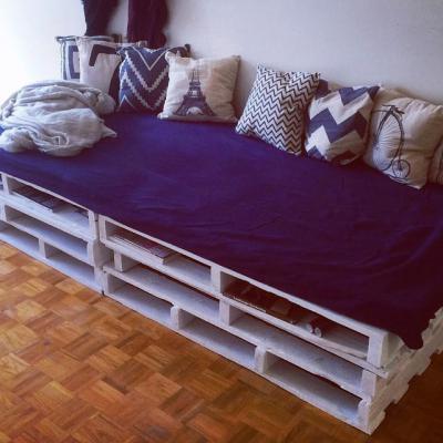 Raklapbútorok81 - nappali ötlet, rusztikus stílusban